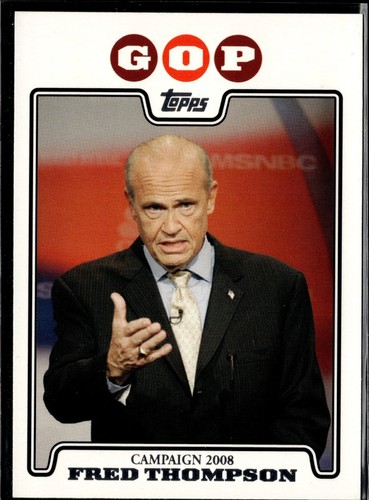 2008 topps campaign - topps, gop